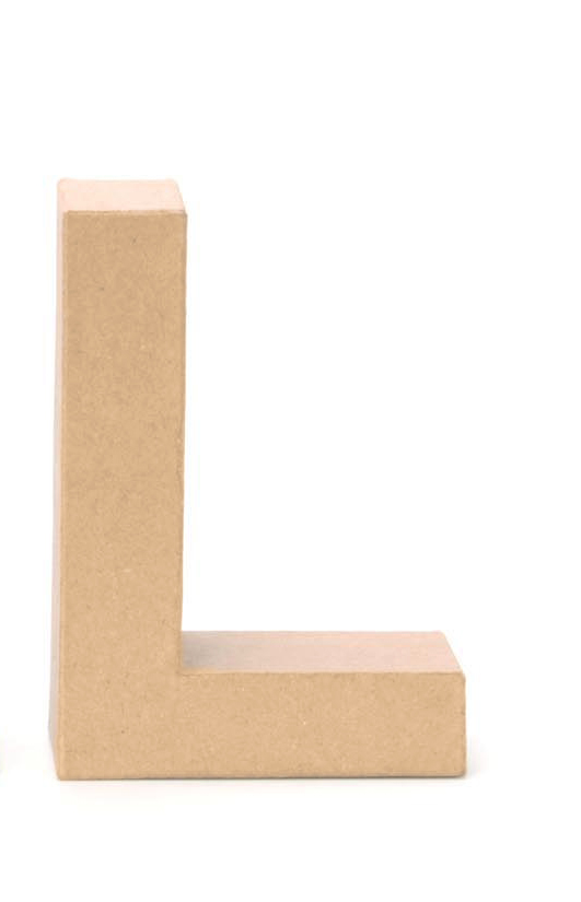 Lettres en carton L 17,5x5,5cm